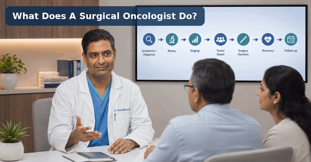 What does a surgical oncologist do
